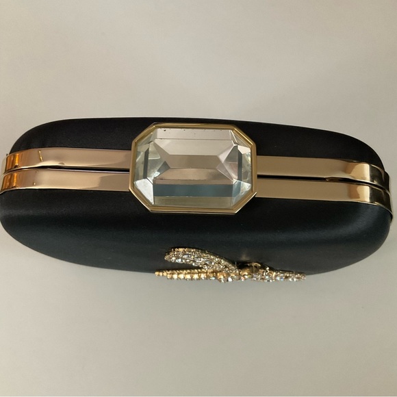 Franchi Evening Silk Clutch Designed In Italy - Picture 9 of 11